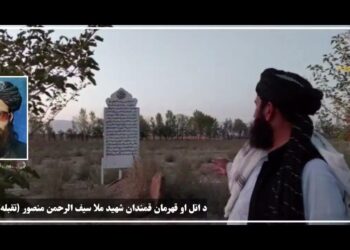 د شاهي کوټ د معرکې اتل او د مهاجرو مجاهدینو انصار، شهید ملا سیف الرحمن منصور